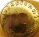 Nazi German 10 Reichspfennig 1939 - E Coin Third Reich Eagle Swastika Wwii Germany photo 1