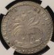 Bolivia.  Silver 4 Soles,  1853 Paz J.  Potosi Head.  Ngc Au 50.  Km 125. South America photo 1
