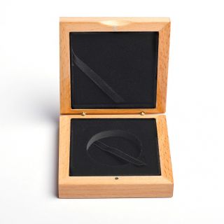 Wooden Box Case For 45mm Coin photo