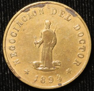 Mexico,  5 Centavos.  1894.  Negociacion Del Doctor Medal. photo