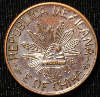 Mexico,  Chihuahua.  5 Centavos.  1914.  Km 613. photo
