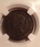 1859 Canada Large Cent Narrow 9 (rare) Au58 Ngc North & Central America photo 2