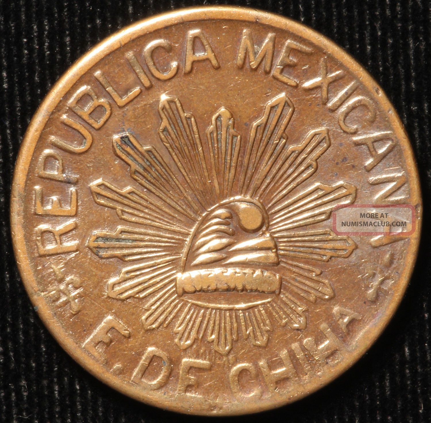 Mexico,  Chihuahua,  5 Centavos.  1915.  Km 613. Mexico photo