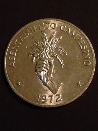 1972 Panama 5 Balboas Fao Silver Coin - Bu/ms - Rare - Mintage Of Only 70,  000 photo