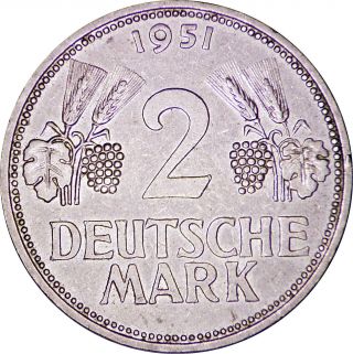 1951 - F 2 Deutsche Mark Germany photo