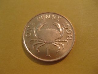 1998 Guernsey Coin Penny 