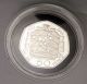 1992/93 Uk Silver Proof Piedfort Eec Fifty Pence Piece 50p Box With UK (Great Britain) photo 4