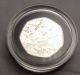 1944 - 1994 Royal D - Day 50p Fifty Pence Piedfort Silver Proof Commemorative UK (Great Britain) photo 2