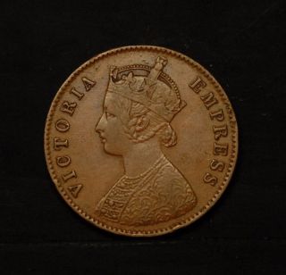 British India - 1/4 Anna 1901 - Copper - Grade photo
