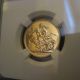 2013 (i) India Gold Sovereign Ngc Ms 69 0.  2354 Troy Oz 22mm S/h Gold photo 4