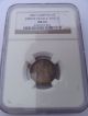 1887 Great Britian 6 Pence Jubilee Head & Shield,  Ngc Ms64,  Coin UK (Great Britain) photo 1