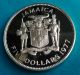 , Silver Proof Jamaica 1977 5 Dollars (large Coin) South America photo 1