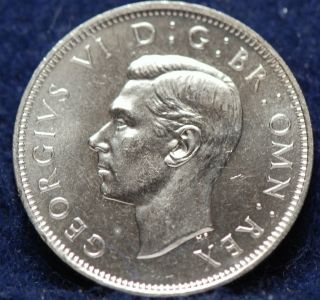 Great Britain,  1951 Florin,  Silver,  Poof photo