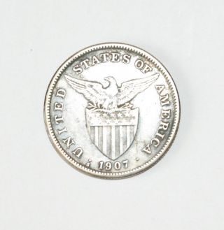 1907 Silver Peso Philippine/us Occupation photo