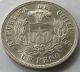 Chile,  Large Silver Coin,  1 Peso 1881,  Scarce,  Aun / Unc South America photo 1
