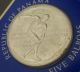 1970 Republic Of Panama Five Balboas Silver.  925 Commemorative Coin North & Central America photo 4