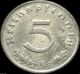 Germany - German 3rd Reich - German 1940f 5 Reichspfennig Coin - Real Ww2 Coin Germany photo 1