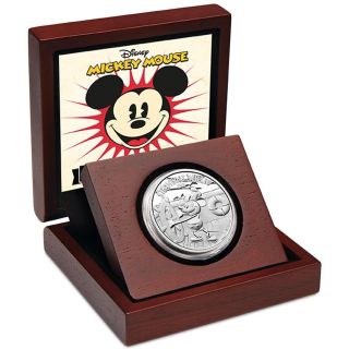 Disney – Steamboat Willie 2014 1oz Silver Proof Coin photo