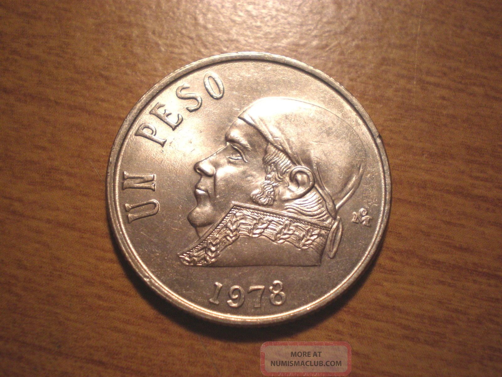 1978 Unc Open 8 Variety Mexican One Peso Plus 1 Regular Issue Coin Mexico 1978-mexico-10-pesos-coin-values-information-mintage-history-and