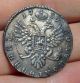 1739 Half Poltina Anna Real Silver Russian Old Imperial Coin Russia photo 1