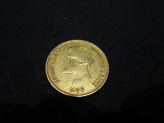 Brazil 1856 Gold 10000 Reis photo