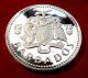 Rare Frosty Mirror Proof 1973 Barbados 925 $10 Silver Dollars Mintage 97k,  35g North & Central America photo 3
