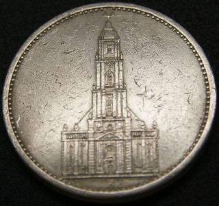 Third Reich Silver Coin 5 Reichsmark 1935 A photo