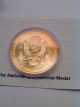 The National Bicentennial Medal 1776 - 1976 Us Gold Plated Coins: World photo 4
