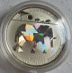 Elephant Silver Coin Prism Colour Togo 2011 Widlife Protection 1000 Francs Cfa Africa photo 1