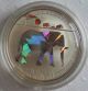 Elephant Silver Coin Prism Colour Togo 2011 Widlife Protection 1000 Francs Cfa Africa photo 7