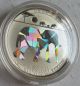Elephant Silver Coin Prism Colour Togo 2011 Widlife Protection 1000 Francs Cfa Africa photo 8