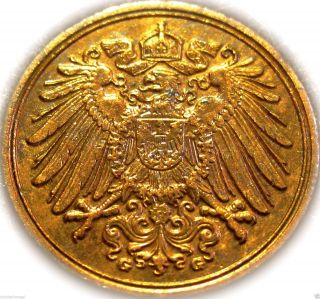Germany - German Empire - German 1912g Pfennig Coin - Vintage photo