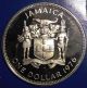 1976 Jamaica 1 Dollar,  Alexander Bustamante,  Proof Coin Coins: World photo 1