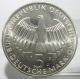 Germany 1973 - G Frankfurt Parliament 5 Mark Silver Coin Uncirculated Germany photo 1
