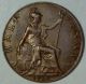 Great Britain 1/2 Penny 1918 Extremely Fine,  Copper Coin - King George V UK (Great Britain) photo 1