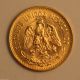1955 Mexican Gold 5 Peso 0.  1205 Troy Oz Mexico 01218054z Gold photo 1