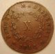 Scarce Portugal Madeira Islands 1842 10 Reis,  X Reis Km 2 Higher Grade Coin Europe photo 1