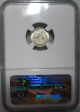 1896so Chile Silver 5 Centavos Small 6 Ngc Ms 66 South America photo 1