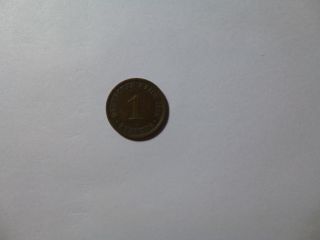 Old Germany Coin - 1914 A 1 Pfennig - Circulated photo
