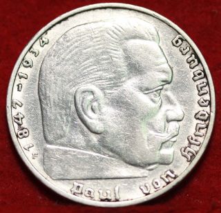 1937 - F Germany 2 Mark Silver Foreign Coin S/h photo