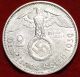 1939 - F Germany 2 Mark Silver Foreign Coin S/h Germany photo 1