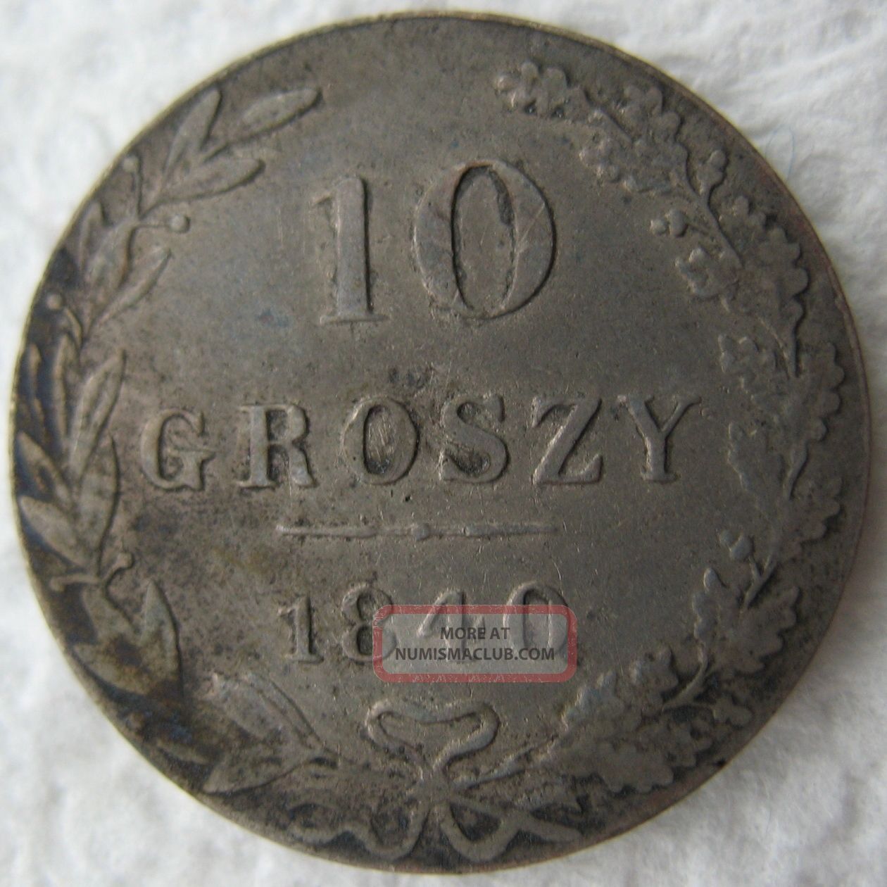 10 groszy 1840 odmiany