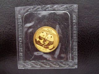2009 China Panda 50 Yuan 1/10 Oz Gold Coin photo