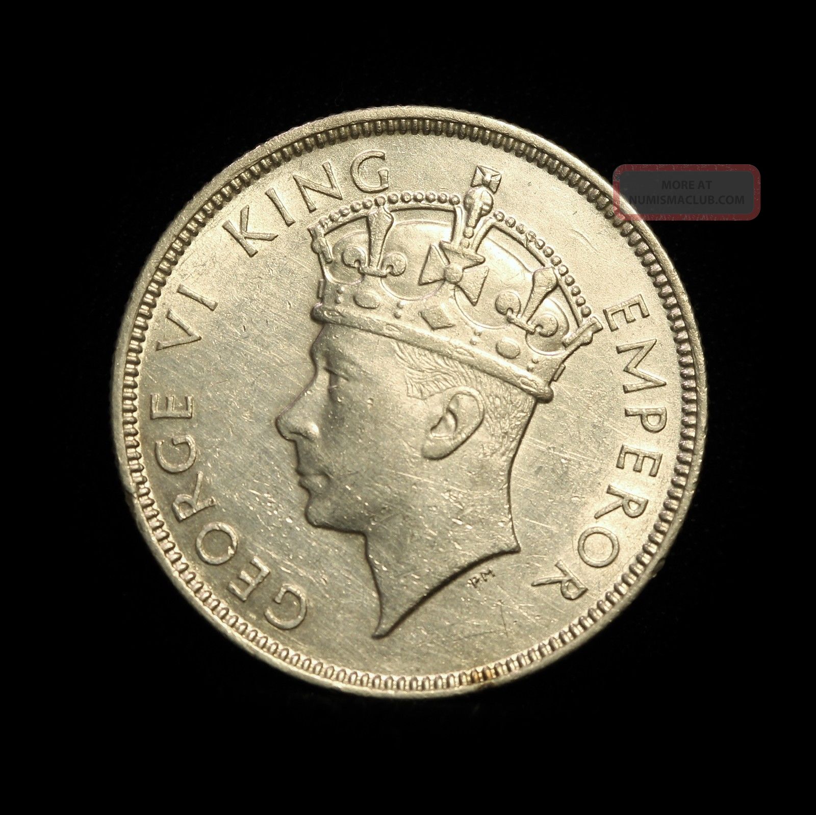 Southern Rhodesia Silver 2 Shillings 1937 George Vi, Almost