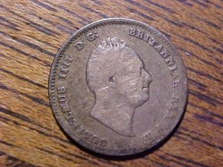 1836 Great Britain Silver Four Pence Km 723 photo