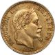 1869 - A 100 Francs Gold - Napoleon,  France,  Laureate Head Pcgs Ms62 Europe photo 2