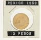 1959 Mexican 10 Peso Gold Coin - 90 Fine Collectible Bullion Mexico photo 1