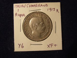1913 R Italian Somaliland 1 Rupia photo