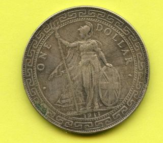 1 Chinese Dollar China 1911 Silver photo