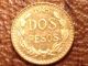 1945 Mexico Mexican Dos Y Medio 2 Pesos Gold Coin Mexico photo 1